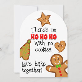 Weihnachts-Lebkuchen - Backen Party Einladung