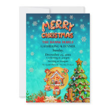 Weihnachts-Lebkuchen Candy House und Neujahr
