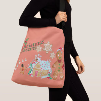 Weihnachts-Lebkuchen-Crossbody-Tasche Tragetaschen Mit Langen Trägern