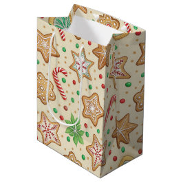 WEIHNACHTS-LEBKUCHEN-KEKSE & ZUCKERSTANGEN MITTLERE GESCHENKTÜTE