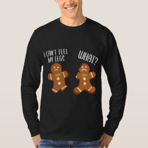 Weihnachts-Lebkuchen Männer ich kann nicht fühlen T-Shirt