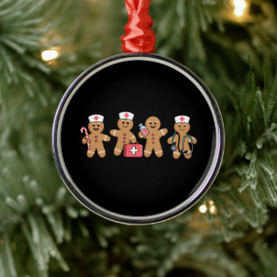 Weihnachts-Lebkuchen-Pflege-Team-Geschenke Ornament Aus Metall