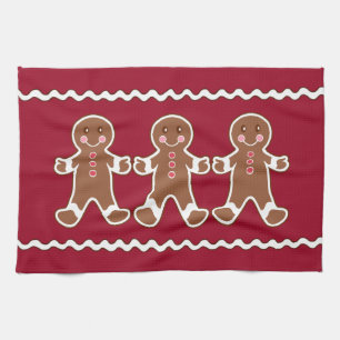 Weihnachts-Lebkuchenjungen-Küchentuch  Geschirrtuch