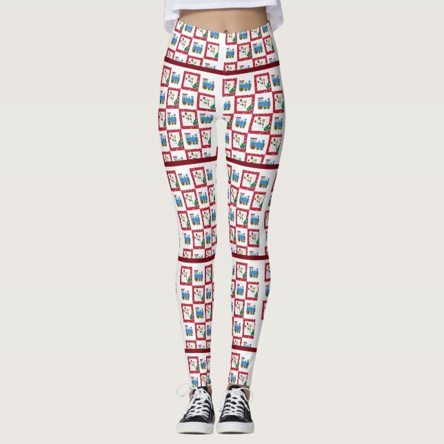 Weihnachts-Leggings Leggings (Vorderseite)