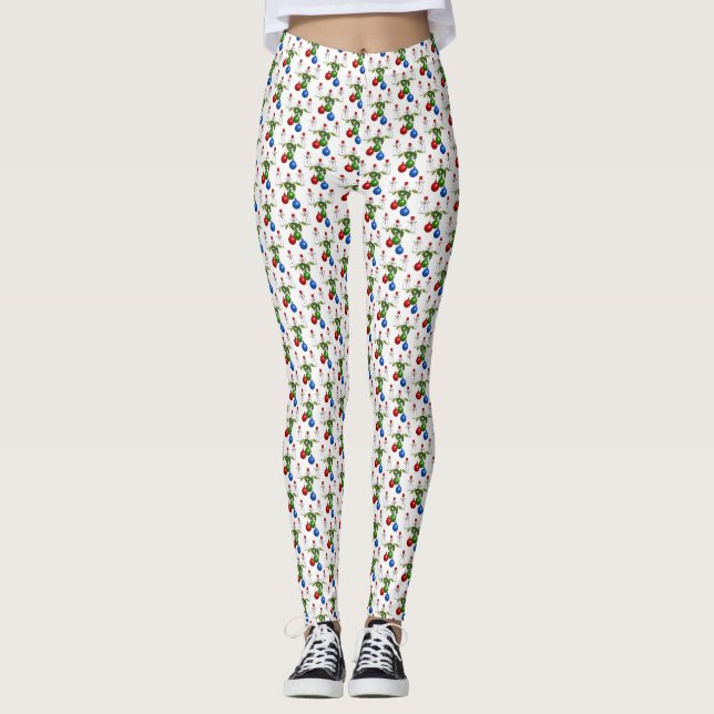 Weihnachts-Leggings Leggings (Vorderseite)