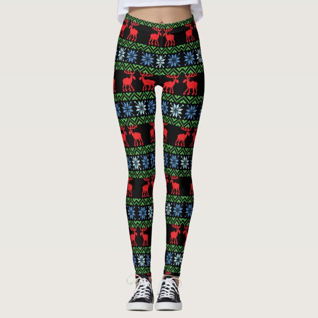 Weihnachts-Leggings Leggings (Vorderseite)