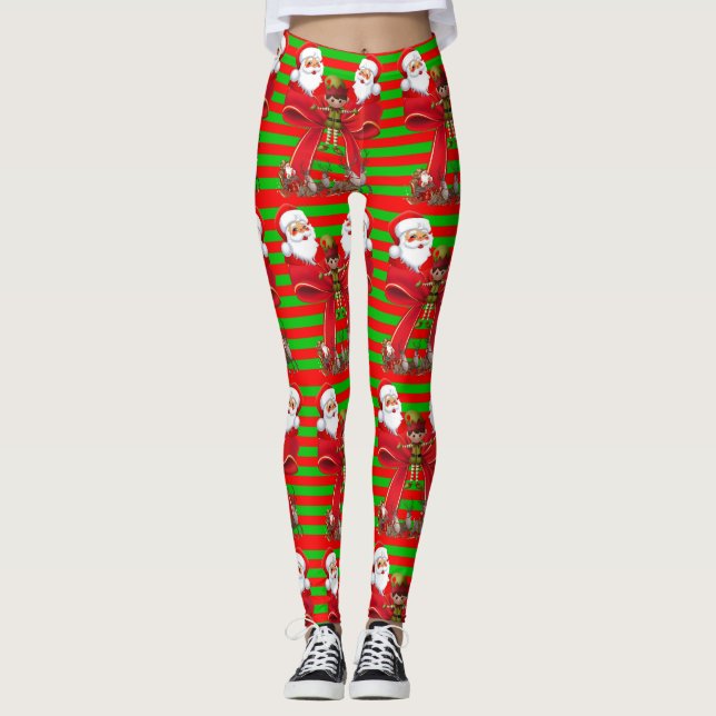 Weihnachts-Leggings Leggings (Vorderseite)