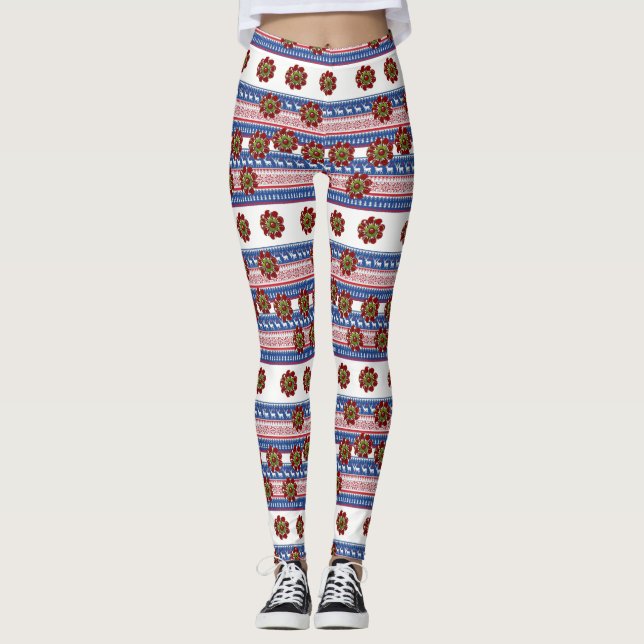 Weihnachts-Leggings Leggings (Vorderseite)
