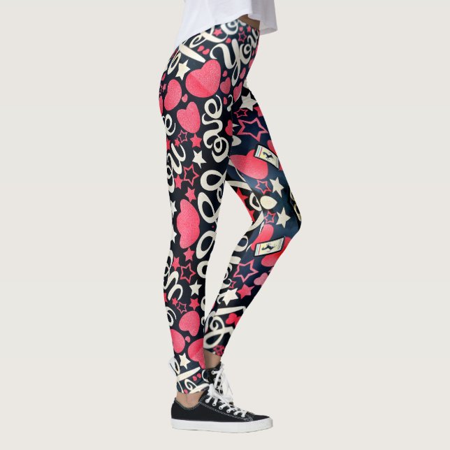 Weihnachts-Leggings Leggings (Rechts)