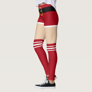 Weihnachts-Leggings mit Funny Santa Design Leggings