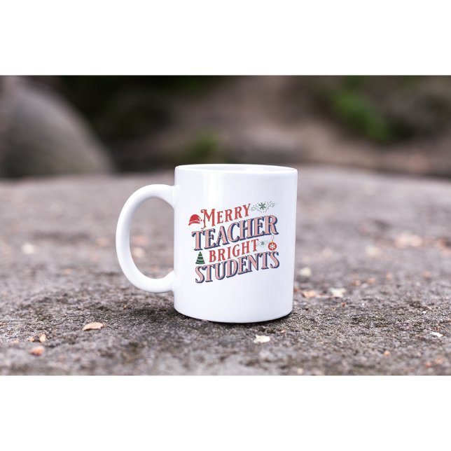 Weihnachts-Lehrer-Merry und hell-lustig Kaffeetasse (Von Creator hochgeladen)