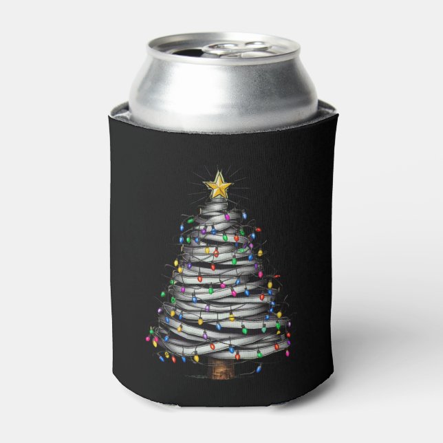 Weihnachts-Leuchtturm Dosenkühler (Kanne Vorderseite)