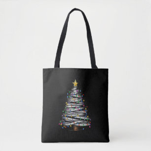 Weihnachts-Leuchtturm Tasche