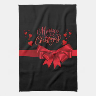 Weihnachts-Liebe Geschirrtuch
