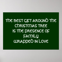 Weihnachts-Liebe-Poster Poster