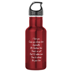 Weihnachts-Liebe Trinkflasche