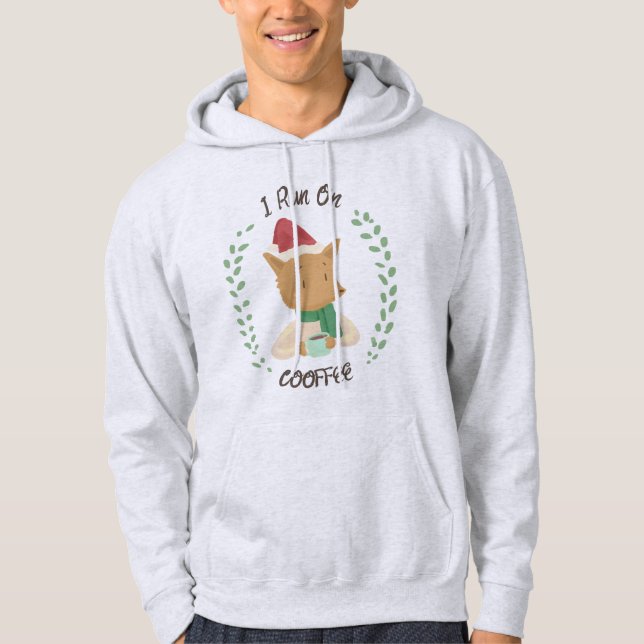 Weihnachts-Lieben-Kaffee Hoodie (Vorderseite)