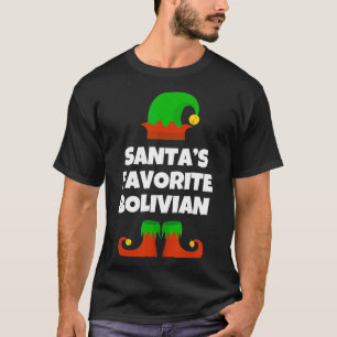 Weihnachts Lieblings-Bolivianer-Geschenk Funny Chr T-Shirt