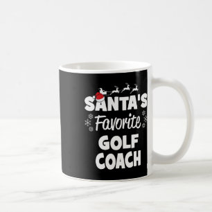 Weihnachts Lieblings-Golf-Coach Spaß Weihnachten M Kaffeetasse