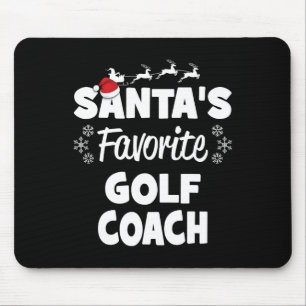 Weihnachts Lieblings-Golf-Coach Spaß Weihnachten M Mousepad