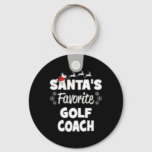 Weihnachts Lieblings-Golf-Coach Spaß Weihnachten M Schlüsselanhänger