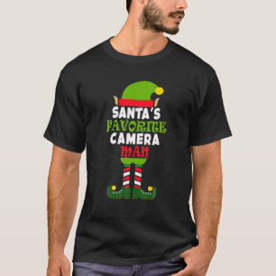 Weihnachts Lieblings-Kameramann Funny Weihnachts-V T-Shirt