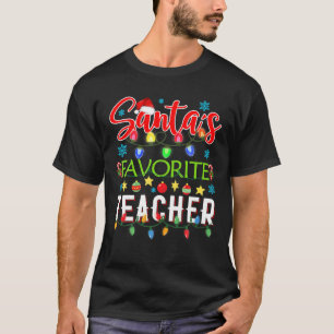 Weihnachts-Lieblings-Lehrer Weihnachtsbeleuchtung  T-Shirt