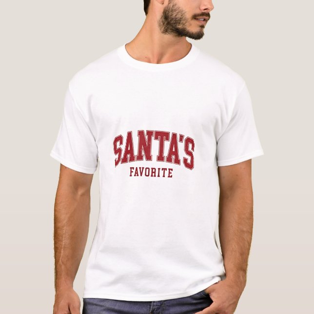 Weihnachts Lieblings-Niedliche Kinder Weihnachten T-Shirt (Vorderseite)