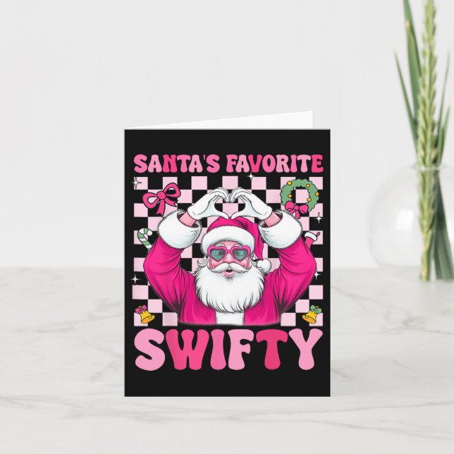 Weihnachts Lieblings-Swifty Frohe Weihnachtsfeier  Karte (Vorderseite)
