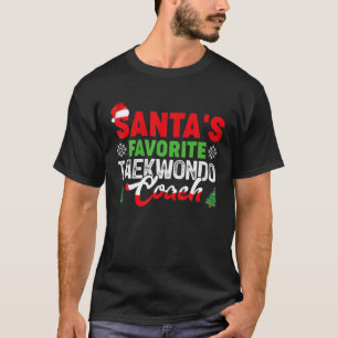 Weihnachts Lieblings-Taekwondo-Coach-Spieler Weihn T-Shirt