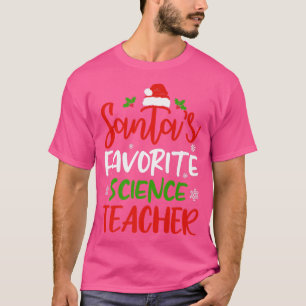Weihnachts Lieblings-Wissenschaftslehrer Funny Chr T-Shirt