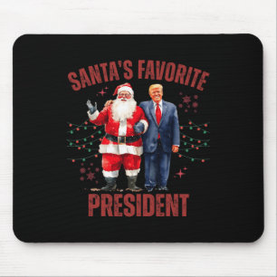 Weihnachts-Lieblingspräsident Funny Trump X Mousepad
