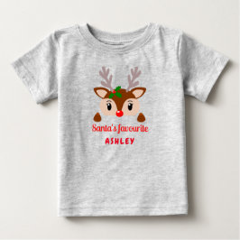 Weihnachts Lieblingsstift Rudolph Rentier Weihnach Baby T-shirt