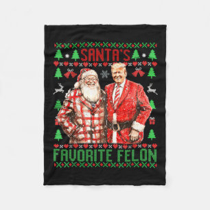 Weihnachts Lieblingsstipendiat Funny 2024 Trump We Fleecedecke