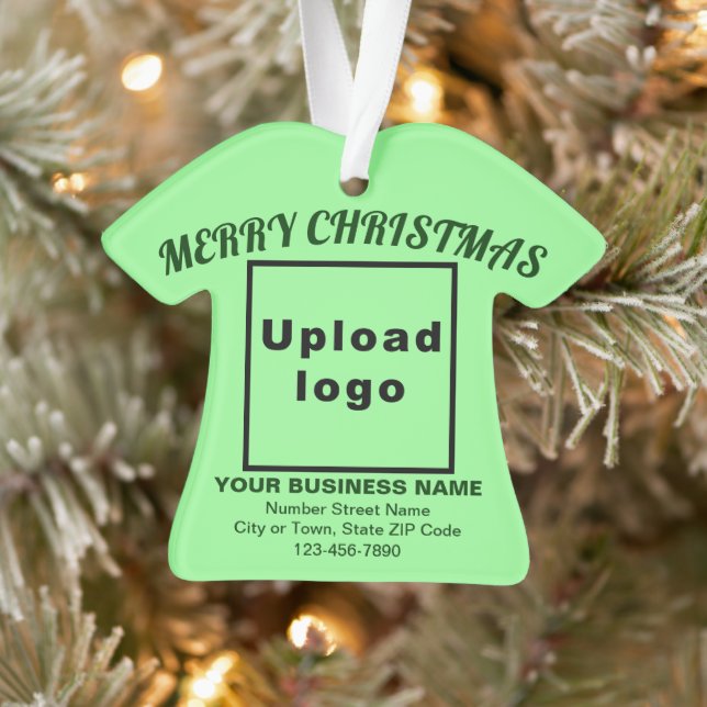 Weihnachts-Light-Shirt Form Acryl Ornament (Baum)