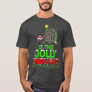 Weihnachts-Lighting ist dieses Jolly genug Porcupi T-Shirt