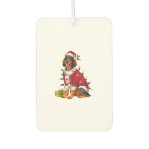 Weihnachts-Lighting Santa Irish Setter Dog Weihnac Autolufterfrischer