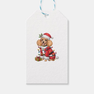 Weihnachts-Lighting Santa Toy Poodle Dog Weihnacht Geschenkanhänger