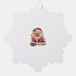 Weihnachts-Lighting Weihnachtsfest Spitz Weihnacht Ornament Karte