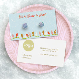 Weihnachts-LIghts-Logo-Werbekarte