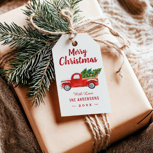 Weihnachts-LKW Frohe Weihnachten Urlaub Geschenkanhänger