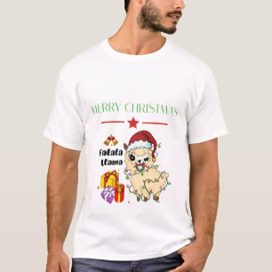 Weihnachts-Llama-T - Shirt