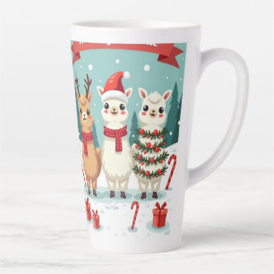 Weihnachts-Llamas-Parade  Milchtasse