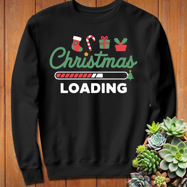 Weihnachts-Loading, Weihnachten kommt ins Spiel Sweatshirt (Von Creator hochgeladen)