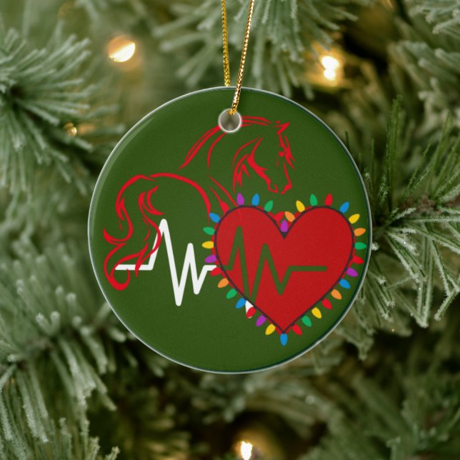 Weihnachts-Logo Keramik-Ornament Keramik Ornament (Baum)