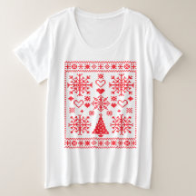 Weihnachts-Lover-Muster Sampler-Design