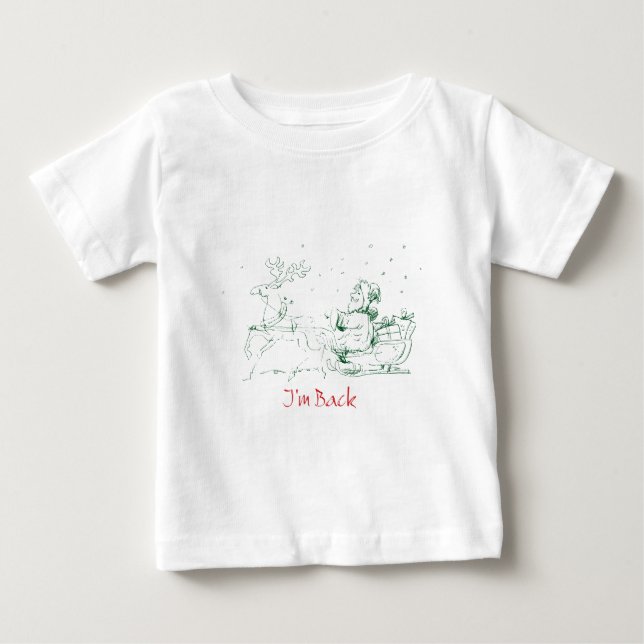 Weihnachts-lustige T - Shirt (Vorderseite)