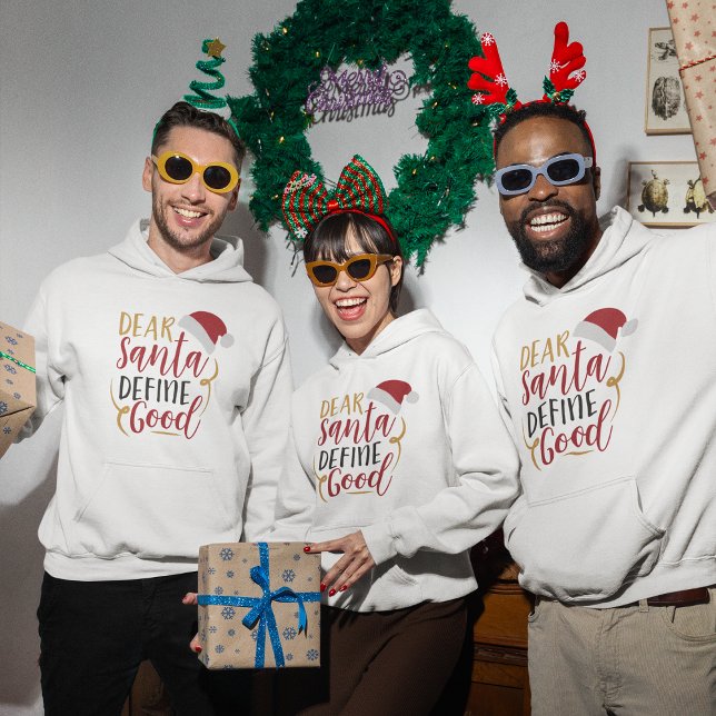 Weihnachts-lustiges Zitat Hoodie (Christmas funny quote Hoodie)