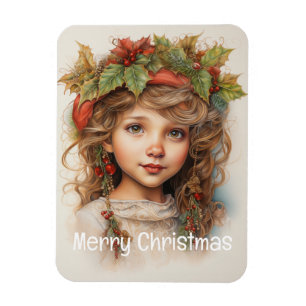 Weihnachts Mädchen Custom 15 von 25 Magnet
