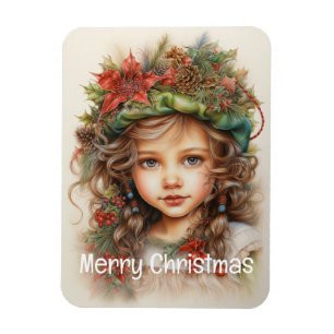 Weihnachts Mädchen Custom 16 von 25 Magnet